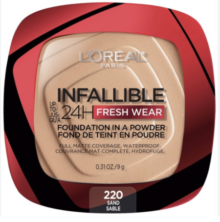 L'Oreal Paris Infallible 24H Fresh Wear Foundation In A Powder  - 220